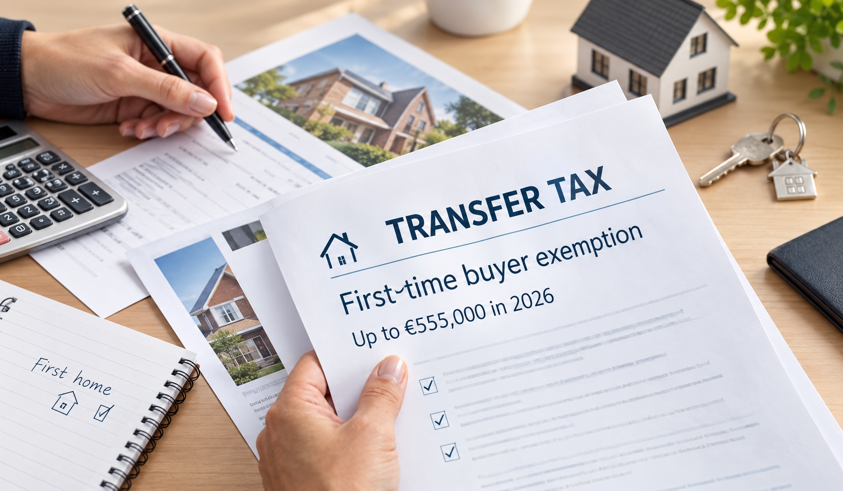Dutch Transfer Tax Exemption for First-Time Buyers Increases to €555,000 in 2026